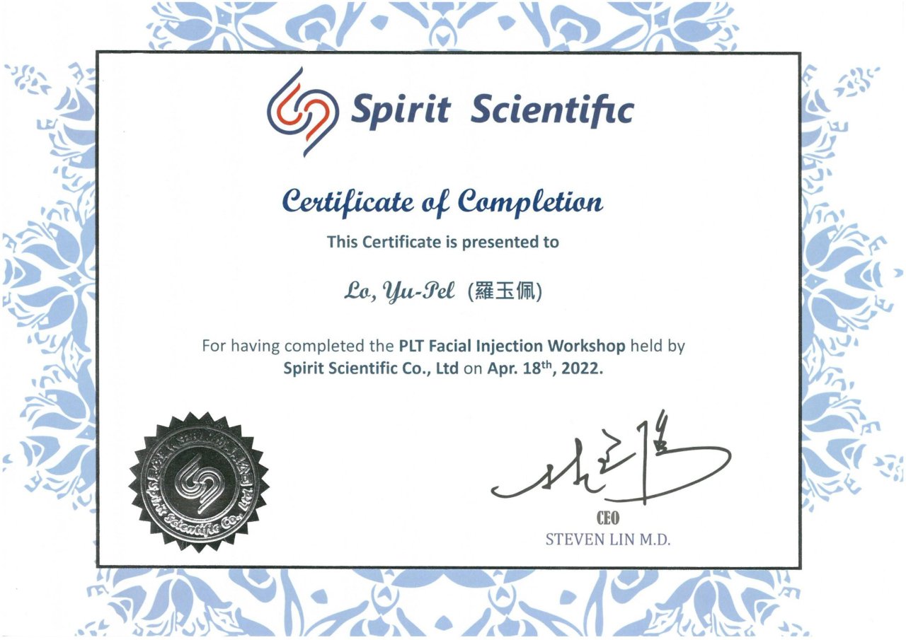 LO PLT Certificate